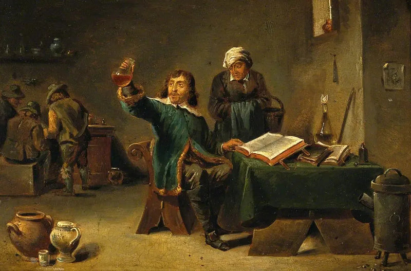 医師が尿瓶を検査している - デイヴィッド・テニエール・ジュニア

Source:
Un médecin examinant une fiole d'urine - David Teniers le Jeune