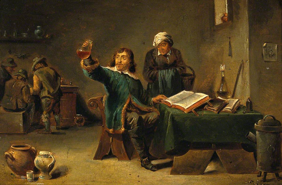 Un médecin examinant une fiole d’urine - David Teniers le Jeune - Alpha Reproduction