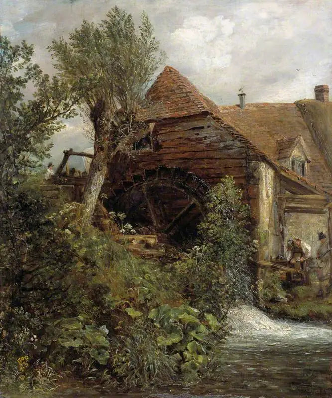 Un moulin à eau à Gillingham, Dorset - John Constable image 1 copie de tableau peinte à la main