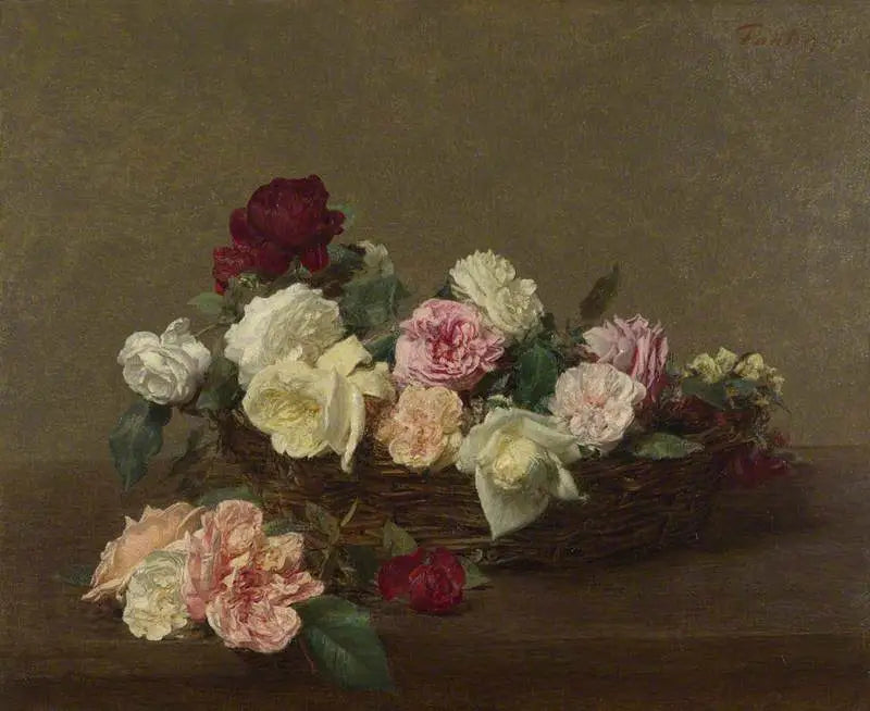 バラの籠 - アンリ・ファンタン＝ラトゥール

Source:
Un panier de roses - Henri Fantin-Latour