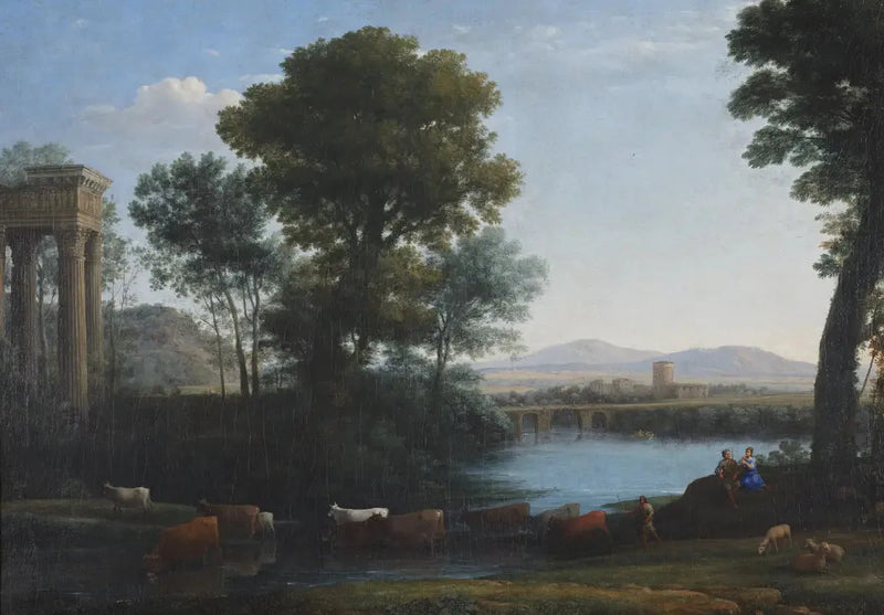 クラシックな風景と牛が小川を渡る - クロード・ロラン

Source:
Un paysage classique avec du bétail traversant un ruisseau - Claude Lorrain