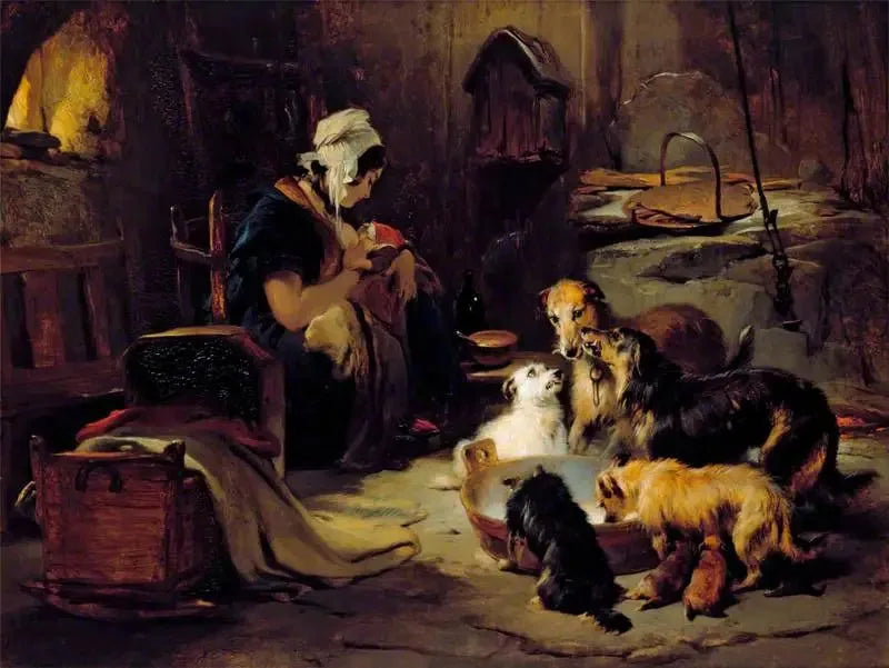 ハイランドの朝食 - エドウィン・ヘンリー・ランシー

Source:
Un petit-déjeuner des Highlands - Edwin Henry Landseer