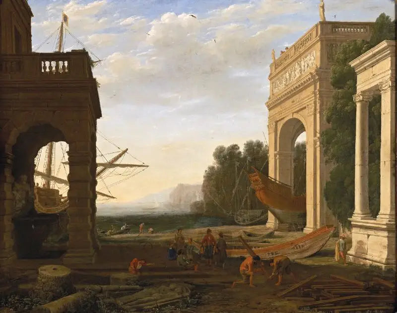 地中海の港町、船舶とともに - クロード・ロラン

Source:
Un port maritime méditerranéen, avec des navires - Claude Lorrain