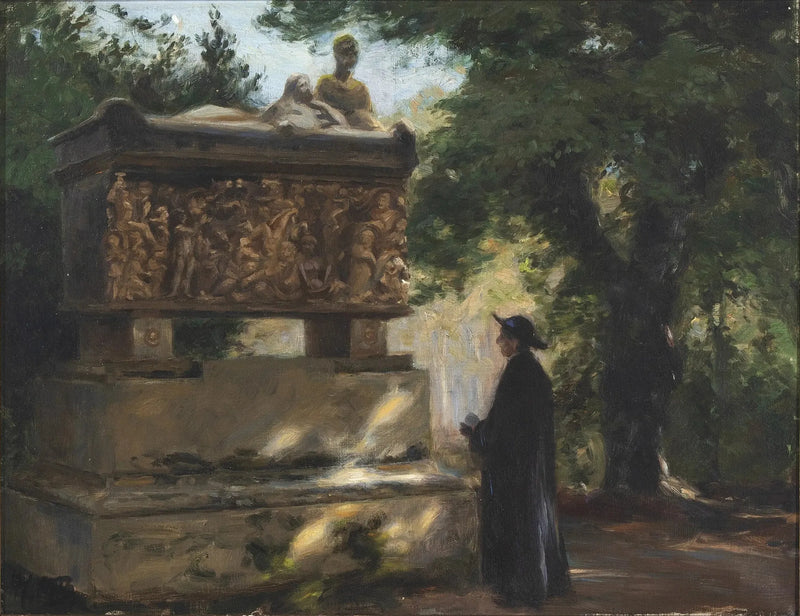 カトリック司祭が棺の前に立っている - H. A. Brendekilde

Source:
Un prêtre catholique devant un sarcophage - H. A. Brendekilde