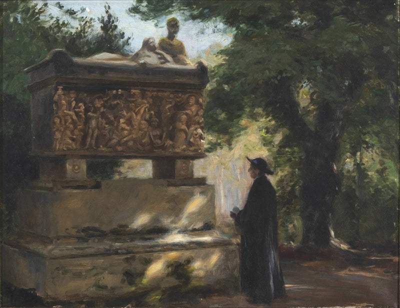 カトリック司祭が棺の前に立っている - H. A. Brendekilde

Source:
Un prêtre catholique devant un sarcophage - H. A. Brendekilde