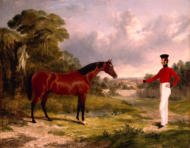 将校の騎馬兵士 - ジョン・フレデリック・ヘリング Sr.  

Source:
Un soldat avec un destrier d'officier - John Frederick Herring, Sr.