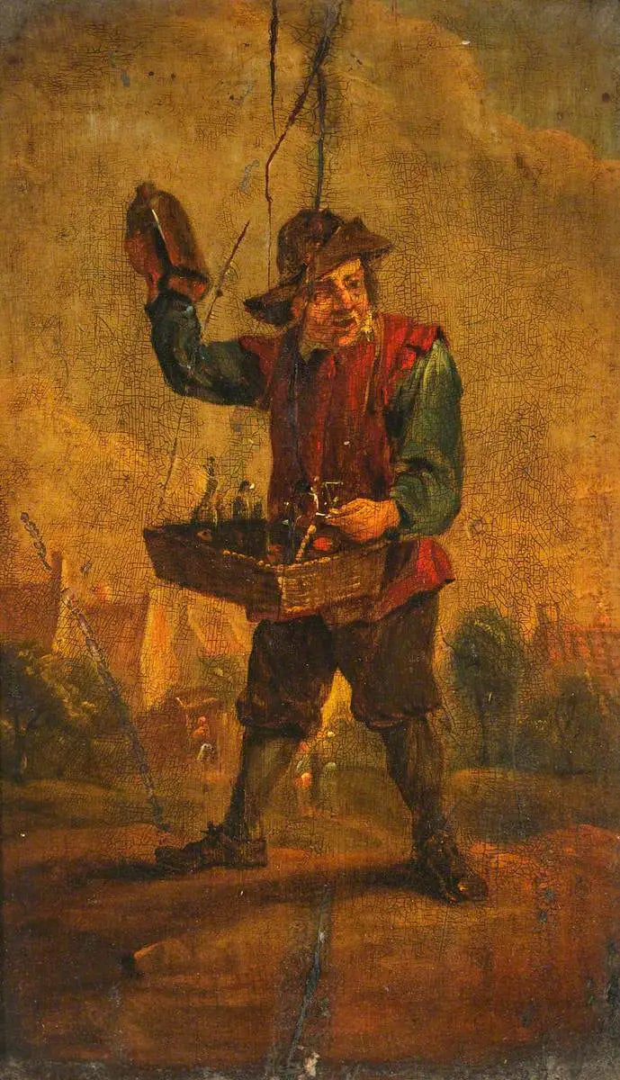 Un vendeur ambulant de médicaments - David Teniers le Jeune - Alpha Reproduction