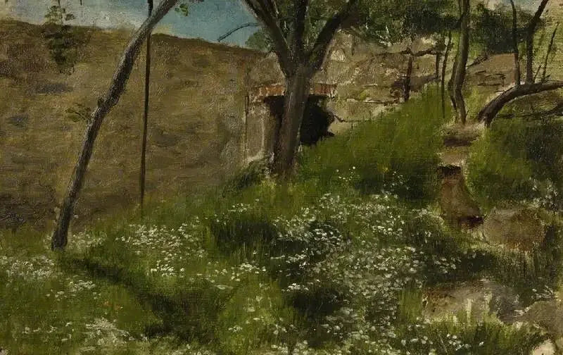 Une banque florale - Lawrence Alma-Tadema image 1 reproduction de peinture à l’huile