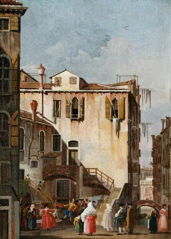 ヴェネツィアの中庭で踊る男性と女性 - カナレット

Source:
Une cour à Venise avec un homme et une femme dansant - Canaletto