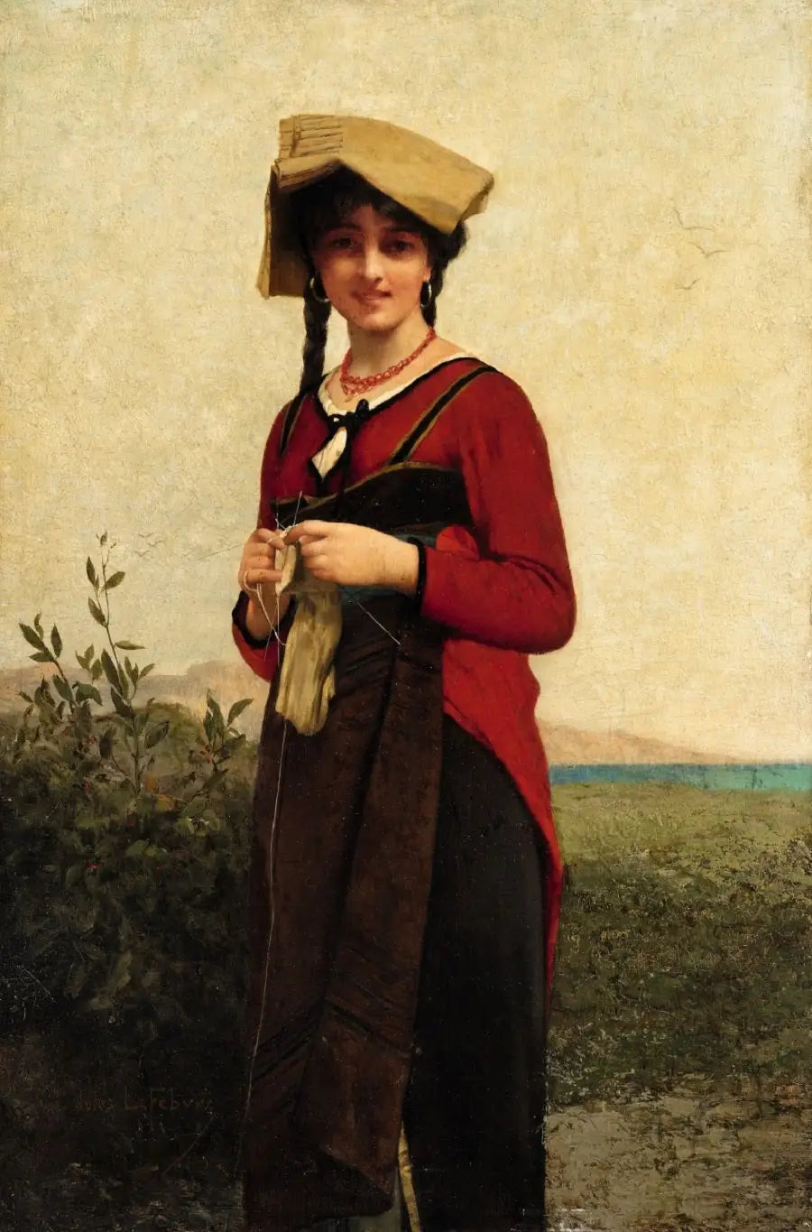 イタリア人女性が編み物をしている - ジュール・ルフェーブル

Source:
Une dame italienne en train de tricoter - Jules Lefebvre