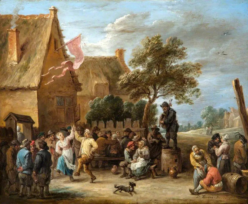 聖ジョージの日の村の祭り - ダビッド・テニエール・ジュニア

Source:
Une fête de village le jour de la Saint-Georges - David Teniers le Jeune