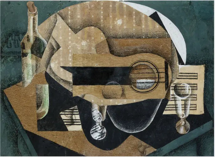 ギター、グラス、ボトル - フアン・グリス

Source:
Une guitare, des verres et une bouteille - Juan Gris