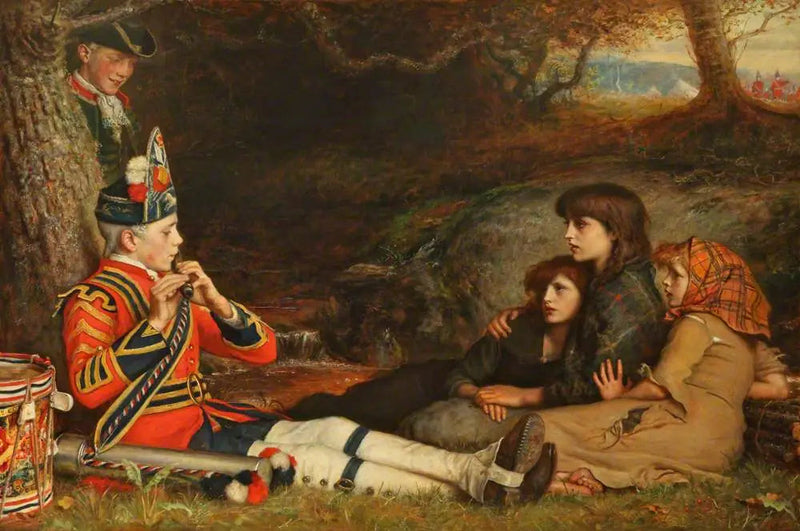 1745年の叙情詩 - ジョン・エヴァレット・ミレイ

Source:
Une idylle de 1745 - John Everett Millais