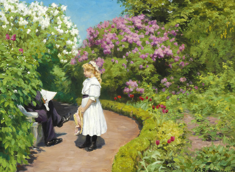 麦わら帽子をかぶった若い女性、白い夏のドレスを着ている - H. A. Brendekilde

Source:
Une jeune fille avec un chapeau de paille, vêtue d'une robe d'été blanche - H. A. Brendekilde