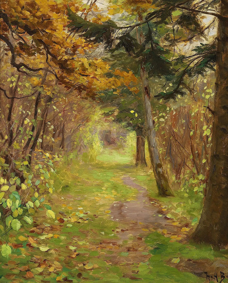 秋の森の一日 - H. A. Brendekilde

Source:
Une journée d'automne dans les bois. - H. A. Brendekilde