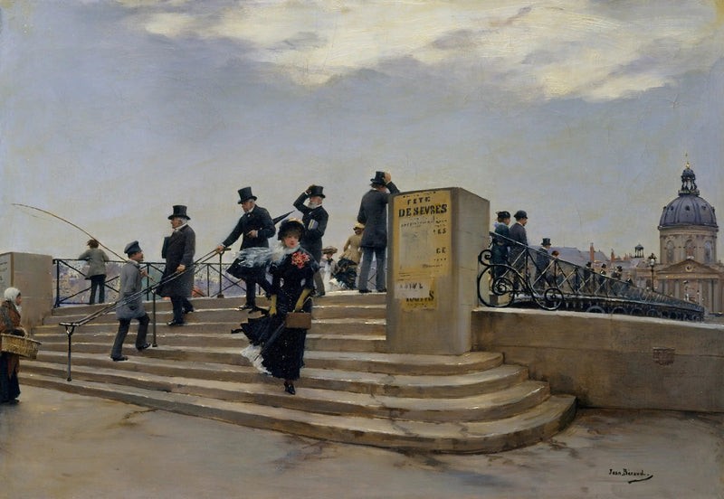 アーツ橋の風の強い一日 - ジャン・ボロー

Source:
Une journée venteuse sur le Pont des Arts - Jean Béraud