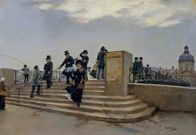 アーツ橋の風の強い一日 - ジャン・ボロー

Source:
Une journée venteuse sur le Pont des Arts - Jean Béraud