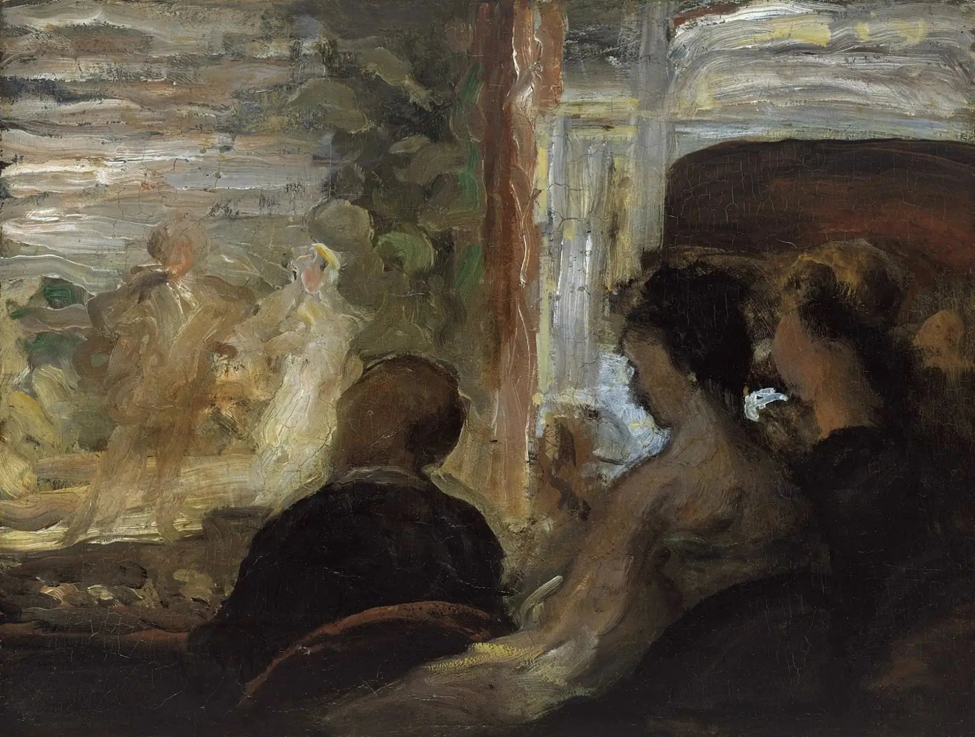 Une loge au théâtre - Honoré Daumier image 1 reproduction de peinture à l’huile