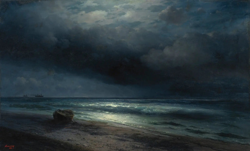 月光の夜の海 - イヴァン・アイヴァゾフスキー

Source:
Une nuit au clair de lune en mer - Ivan Aïvazovski
