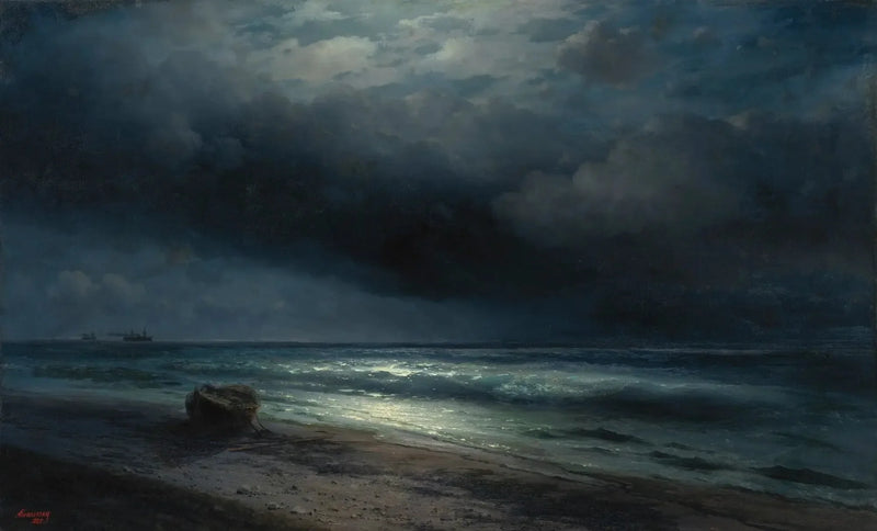 月光の夜の海 - イヴァン・アイヴァゾフスキー

Source:
Une nuit au clair de lune en mer - Ivan Aïvazovski