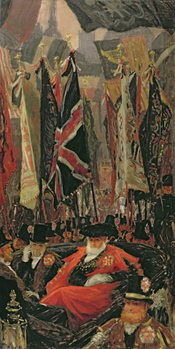ロンドンのラドゲートヒルを下る市民の行列 - ジェームズ・ティソ

Source:
Une procession civique descendant Ludgate Hill, Londres - James Tissot