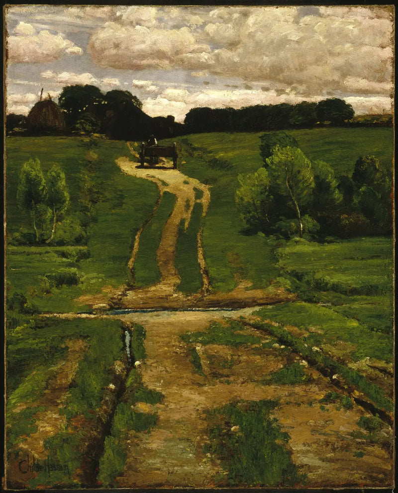 セカンダリ道路 - チルド・ハッサム

Source:
Une route secondaire - Childe Hassam