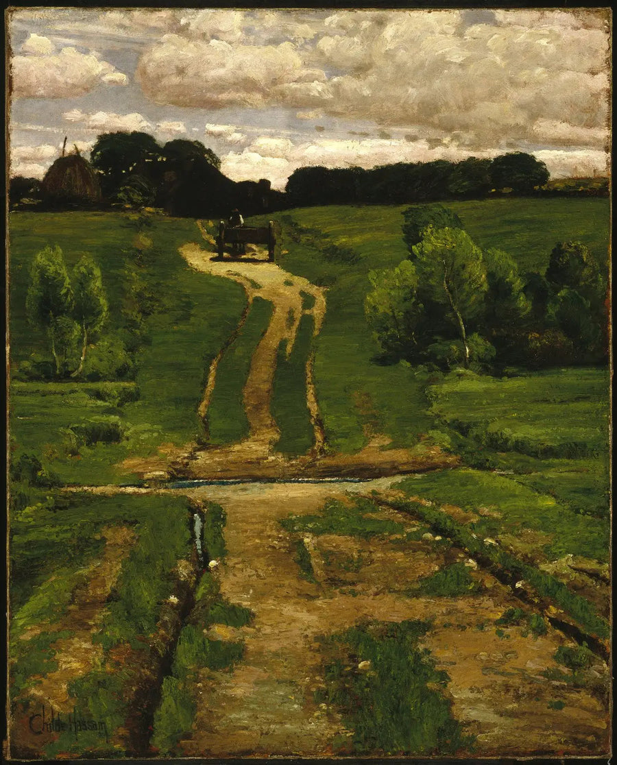 セカンダリ道路 - チルド・ハッサム

Source:
Une route secondaire - Childe Hassam