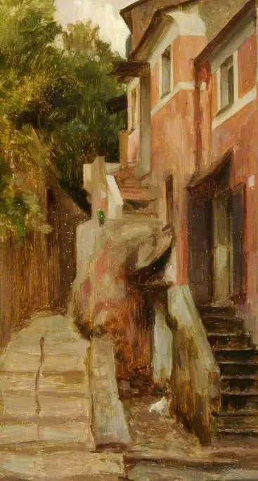 イタリア、レリーチの通り - フレデリック・レイトン

Source:
Une rue de Lerici, Italie - Frederic Leighton