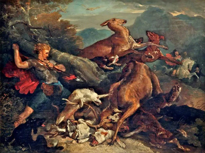 狩猟の一場面 - エドウィン・ヘンリー・ランスィア

Source:
Une scène de chasse - Edwin Henry Landseer