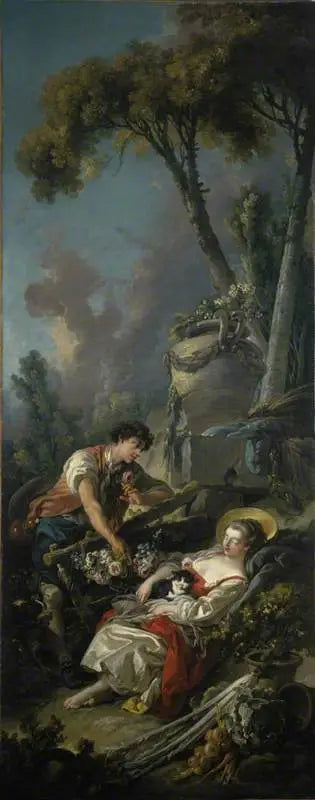 牧歌的な一場面（「眠る庭師」） - フランソワ・ブーシェ

Source:
Une scène pastorale («La Jardinière Endormie») - François Boucher