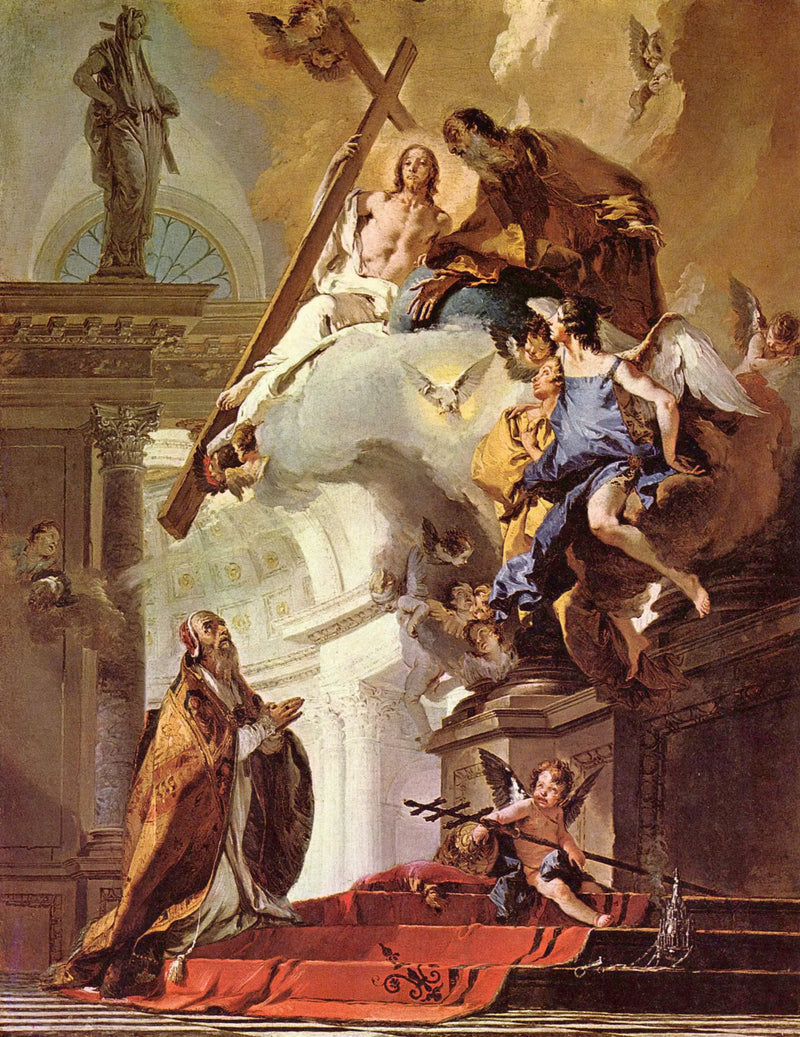 三位一体のビジョン - ジョヴァンニ・バッティスタ・ティエポロ

Source:
Une vision de la Trinité - Giovanni Battista Tiepolo