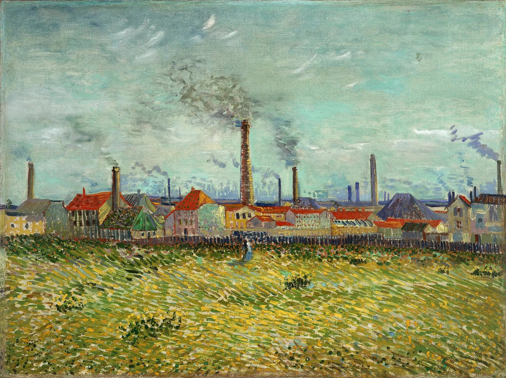 Usines à Asnières - Vincent van Gogh image 1 reproduction réalisée par Alpha Reproduction