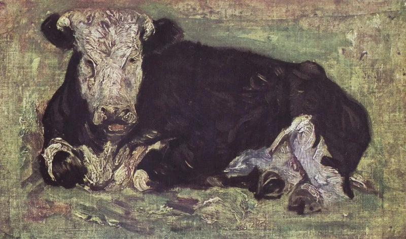 横たわる牛 - Vincent van Gogh