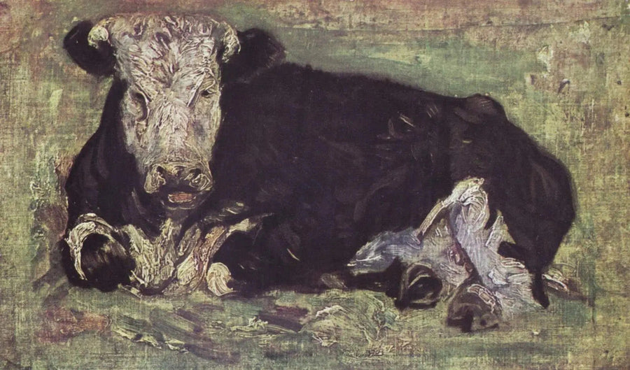 横たわる牛 - Vincent van Gogh