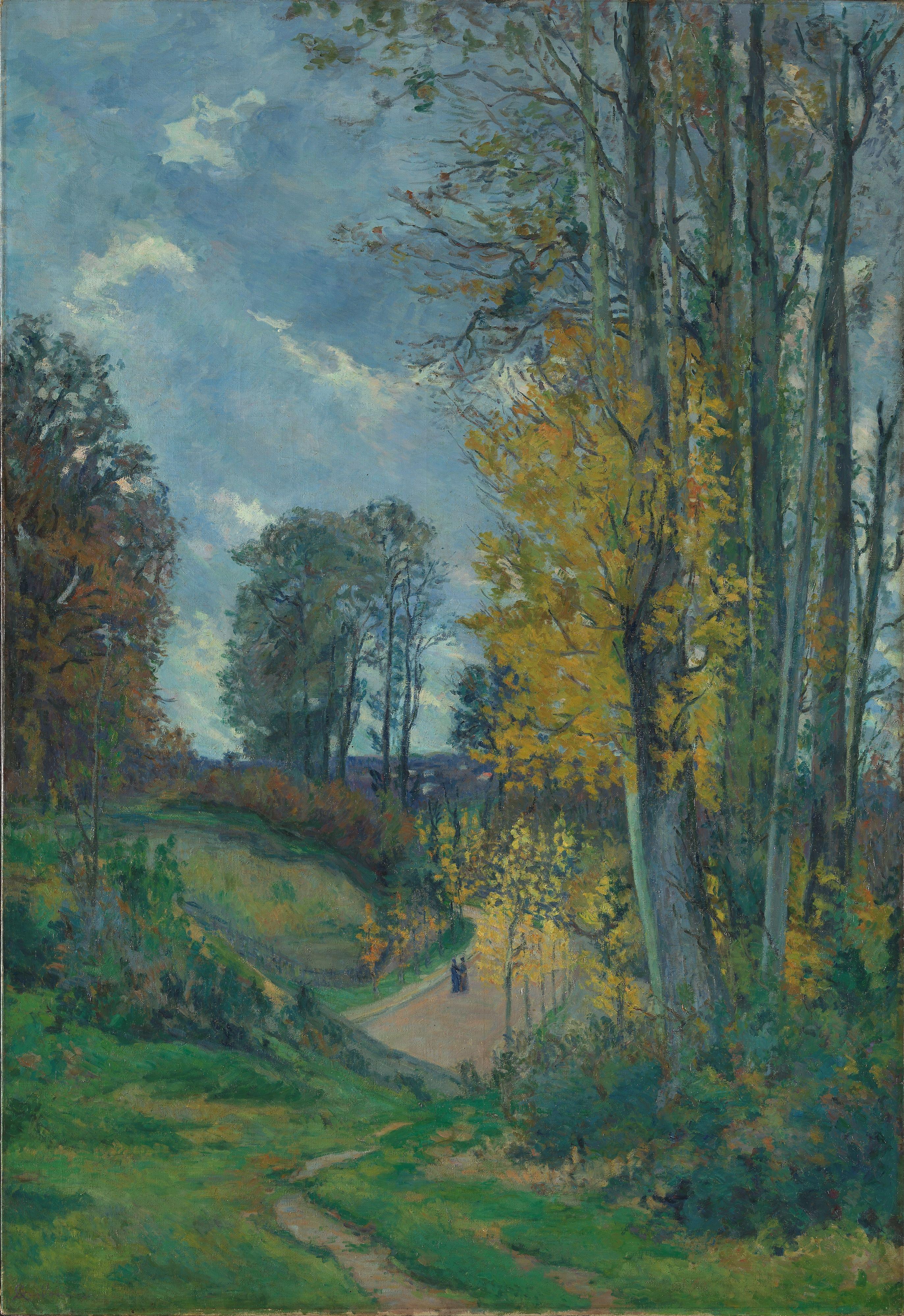 Vallée de Chevreuse, en automne - Armand Guillaumin image 1 copie peinte à la main à l’huile