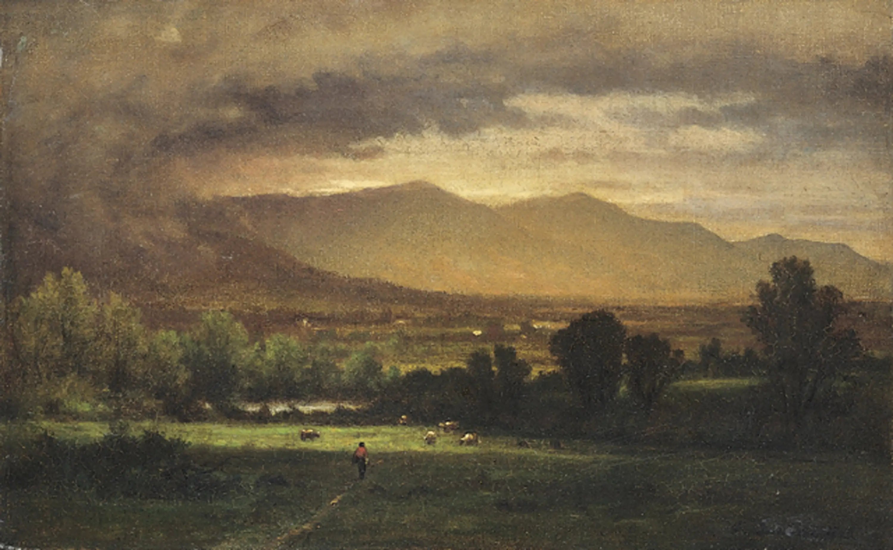 Vallée du Delaware (Brigham Young) - George Inness image 1 reproduction réalisée par Alpha Reproduction