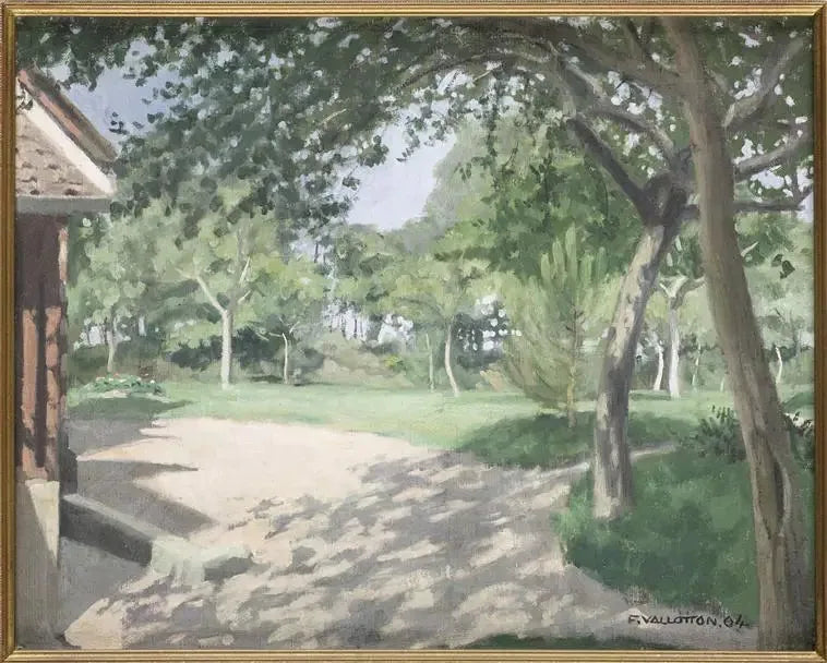 ヴァレンジュヴィル、庭、朝 - フェリックス・ヴァロトン

Source:
Varengeville, le jardin, le matin - Félix Vallotton