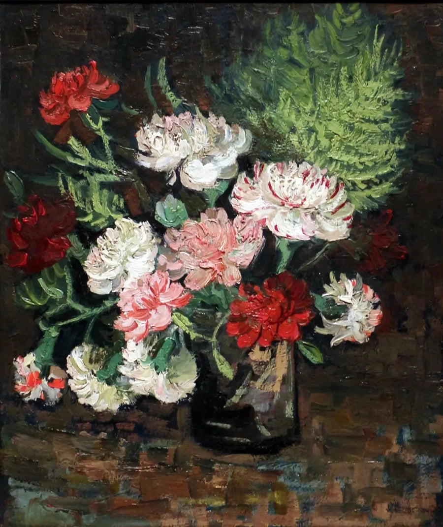カーネーションの花瓶 - Vincent van Gogh