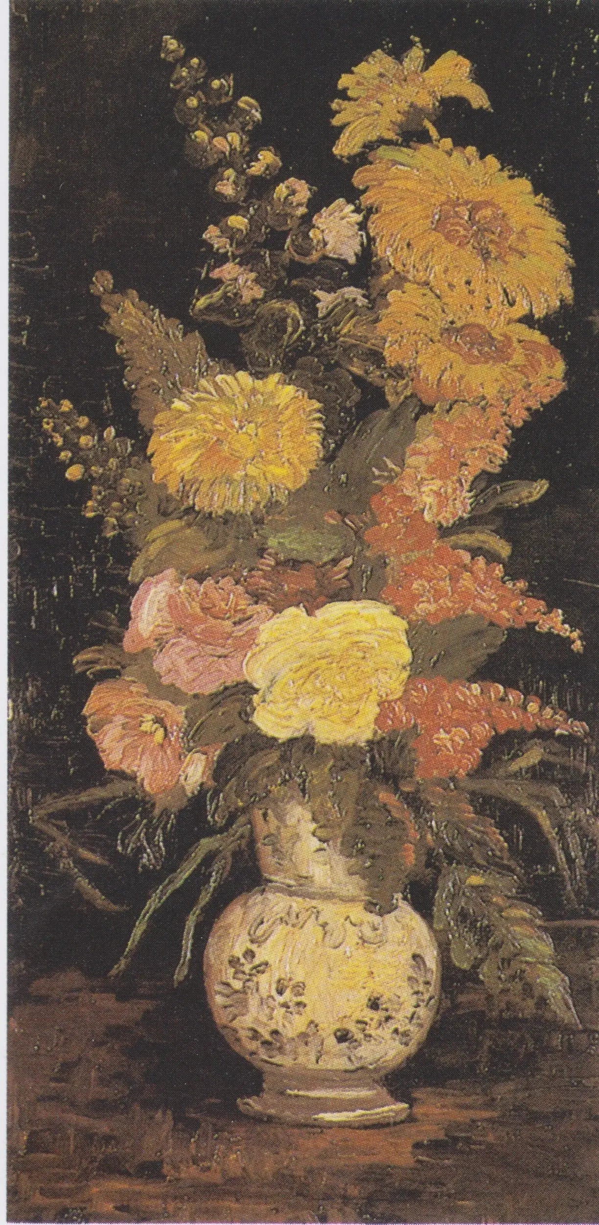 Vase avec des fleurs - Vincent van Gogh image 1 reproduction de peinture à l’huile