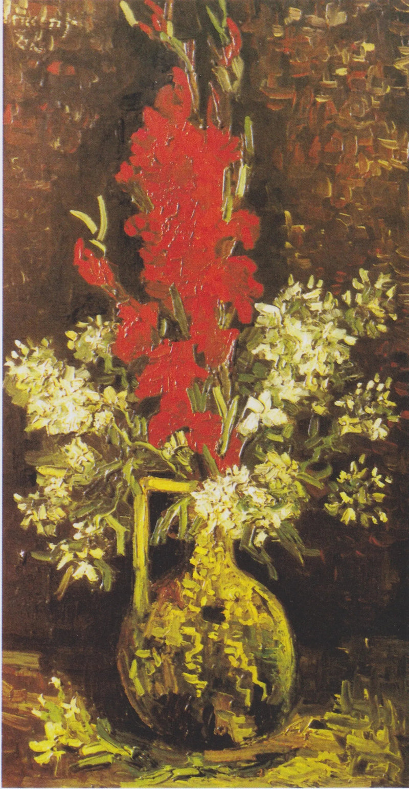 赤と白の花の花瓶 - ヴィンセント・ヴァン・ゴッホ
