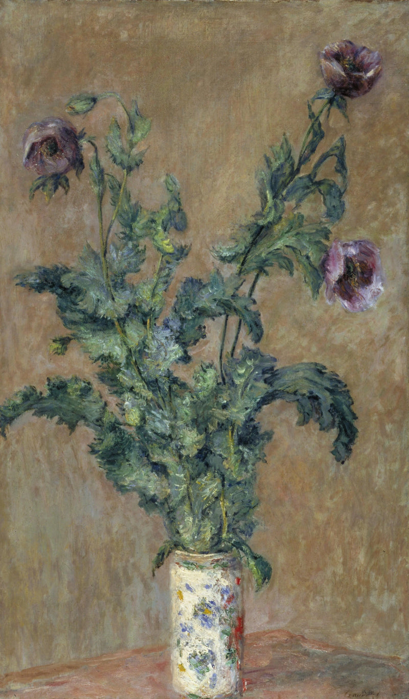 ケシの花の花瓶 - クロード・モネ
