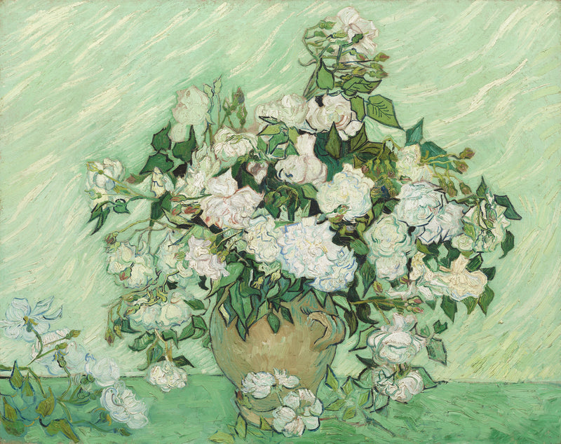 バラの花瓶 - Vincent van Gogh