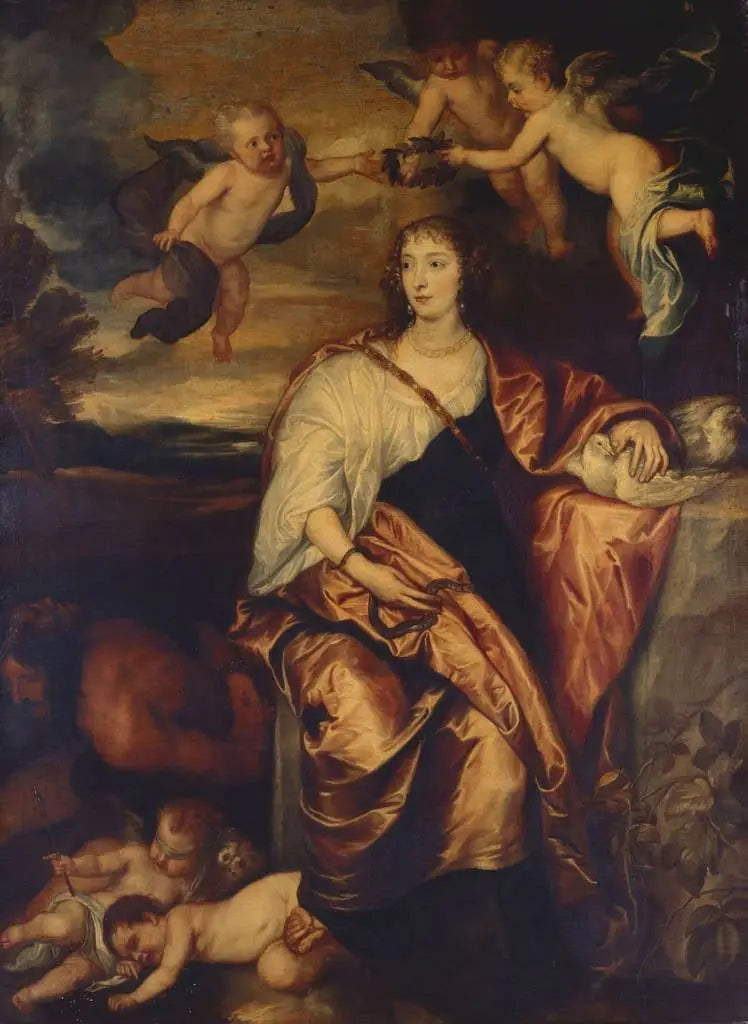 ヴェネティア・スタンリー、レディ・ディグビー（1600-1633） - アントワーヌ・ヴァン・ダイク

Source:
Venetia Stanley, Lady Digby (1600-1633) - Antoine van Dyck