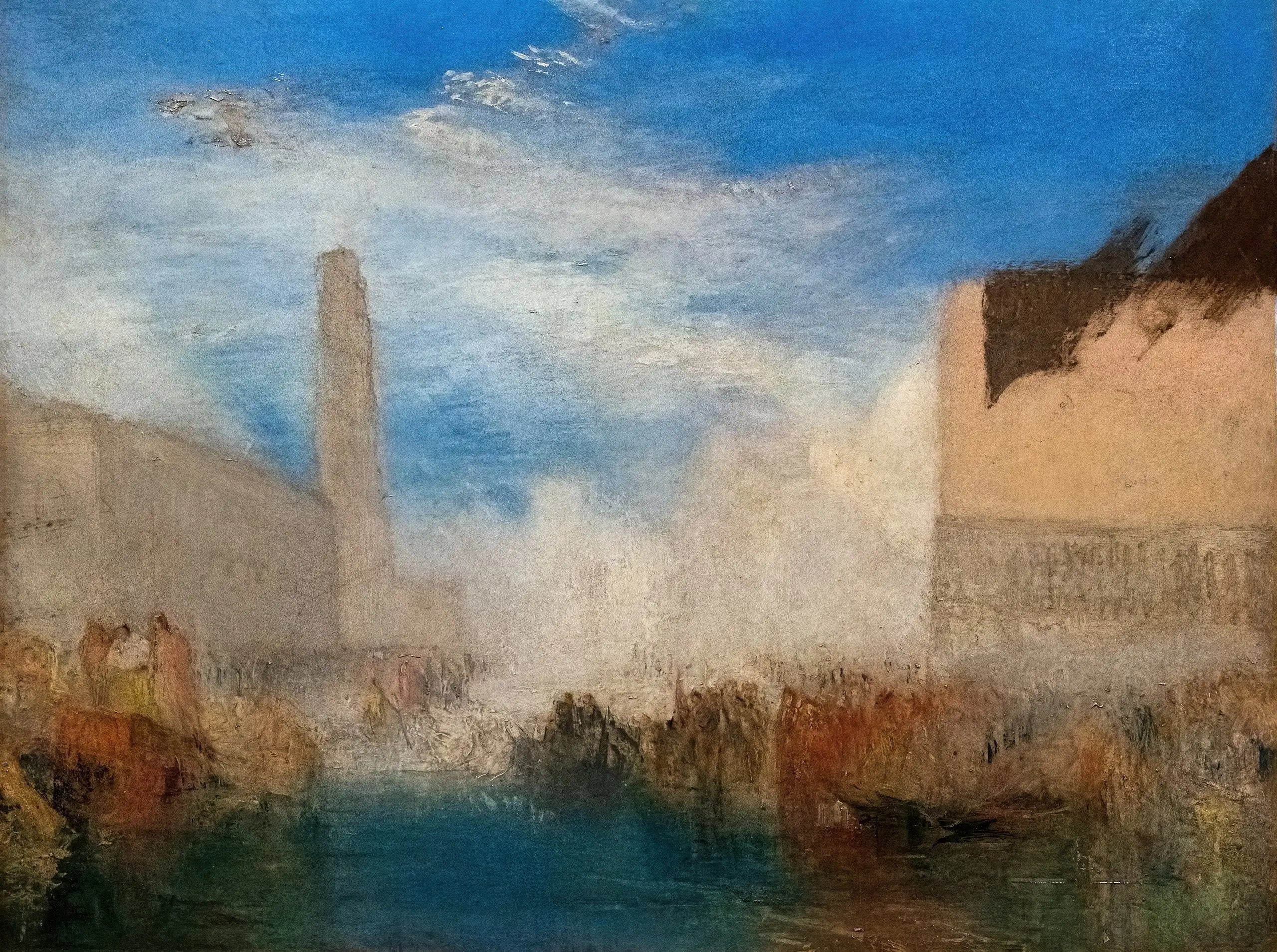 Venice, the Piazzetta with the Ceremony of the Doge Marrying the Sea - J. M. W. Turner image 1 copie de tableau peinte à la main