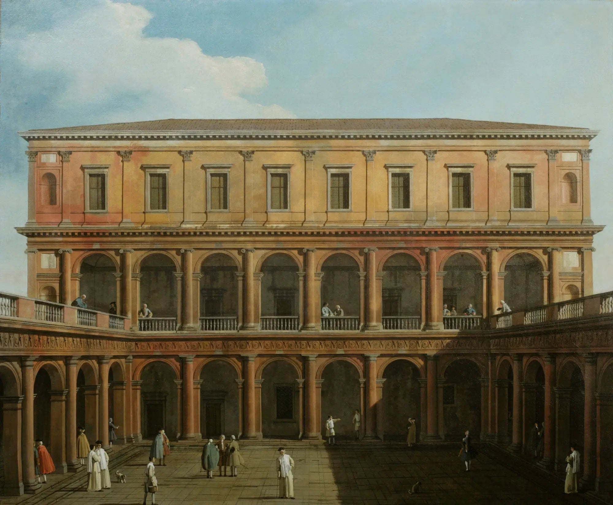Venise: capriccio du monastère des chanoines du Latran - Canaletto - Alpha Reproduction