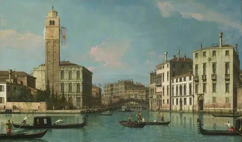 ヴェネツィア：カナレッジョ運河の入り口 - カナレット

Source:
Venise : Embouchure du Cannaregio - Canaletto
