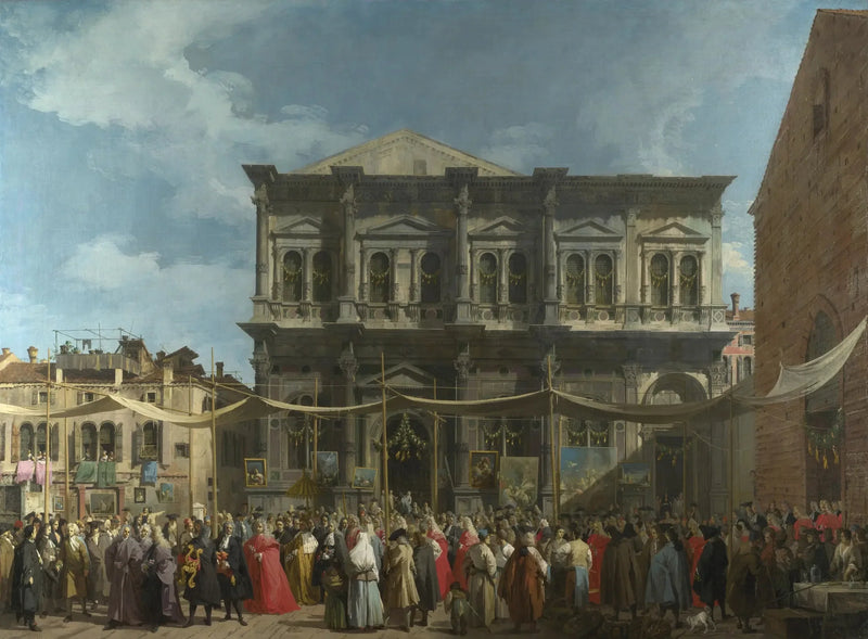ヴェネツィア：聖ロックの日 - カナレット

Source:
Venise : Jour de la Saint Roch - Canaletto