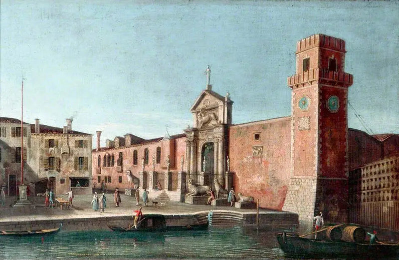 ヴェネツィア：アーセナル - カナレット

Source:
Venise : L'Arsenal - Canaletto