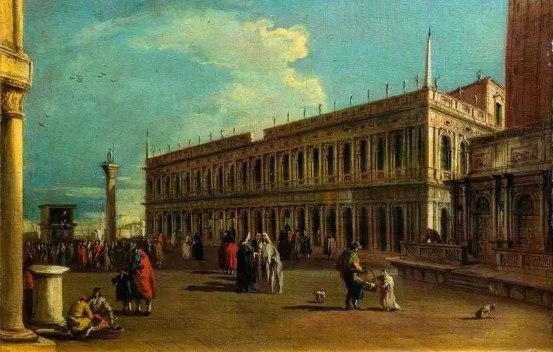 ヴェネツィア：ラ・ピアッツェッタ - カナレット

Source:
Venise : La Piazzetta - Canaletto