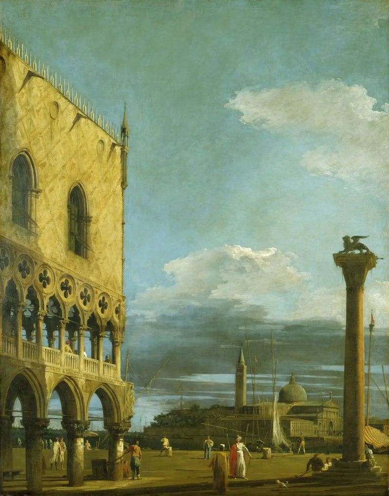 ヴェネツィア：ピアッツェッタからサンジョルジョマッジョーレ方面 - カナレット

Source:
Venise : la Piazzetta vers San Giorgio Maggiore - Canaletto